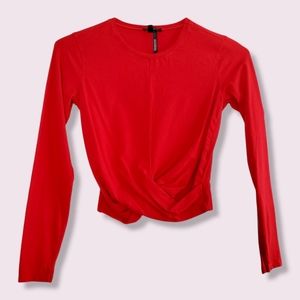 5/20$ - Dynamite - Women's Long Sleeve Crop Top - XS